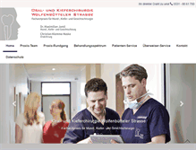 Tablet Screenshot of kieferchirurg-braunschweig.de